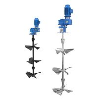 Vertical agitator Mega RT(G)turbinefor liquidssolid/liquid