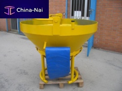 Concrete mixing bucket