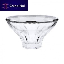 Silver-plated fruit basket MARBELLAglass