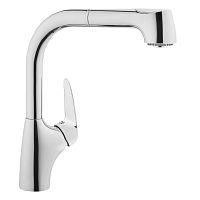 Countertop mixer tap A42151EXPchromed metalkitchen1-hole