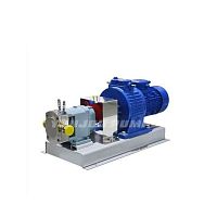 Rotary lobe pump waterpolymerbeer