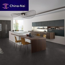 Contemporary kitchen TOPOSconcreteglasswalnut