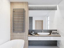 Hot water towel radiator FORM FRinertia0...500 w501 w...750 w