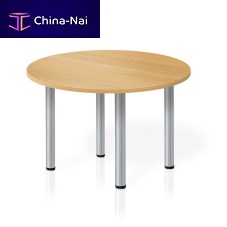 Contemporary dining table ELOISEmelaminesteel baserectangular