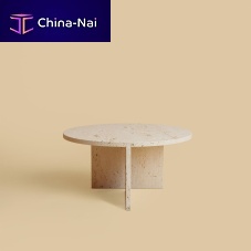 Contemporary coffee table Hashimarbletravertinemarble base
