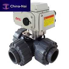 Ball valve electrically-operatedfor controldiverter