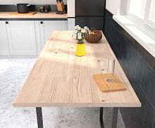 Fir countertop glue-laminated woodoiledstained
