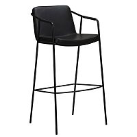 Contemporary bar chair BOTOindoorleathersteel base