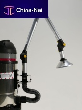Suction extraction arm fixedflexiblefor the pharmaceutical industry