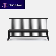 Contemporary bench oaksolid woodwalnut