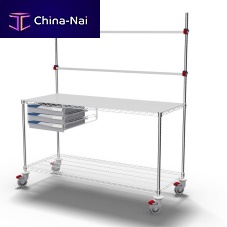 Contemporary table ProcedureHPLchrome steel baseABS base