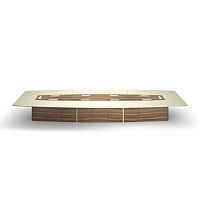 Contemporary conference table PRESIDENTwood veneerrosewoodmelamine