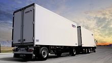 Reefer trailer 2-axletowedfor cargo