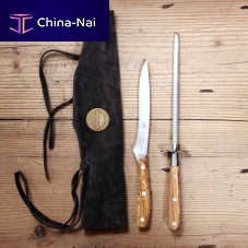 Boning knife with wooden handle 2 KITwith stainless steel blade