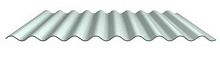 Corrugated sheet metal FISCHERWELLE SINUS 27aluminumfor bridge construction
