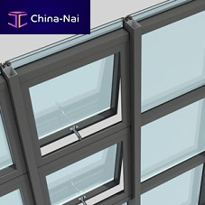 Panel curtain wall EW50 glassaluminumcomposite