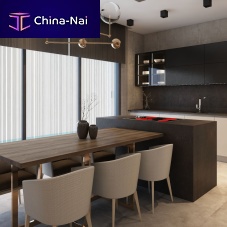Contemporary kitchen woodenisland