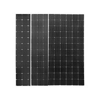Monocrystalline silicon solar panel polycrystalline siliconblackon glass