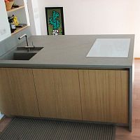 Quartzite countertop GREY VENATOkitchengraypolished