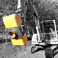Excavator vibratory plate IC-ID-IE series