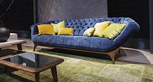 Chesterfield sofa 440 VICTORfabricleatherbrown