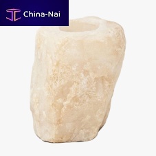 Mineral stone candle holder ISAAC