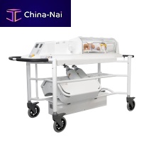 Neonatal transport incubator nomag®ICAdvancedon casterswith ventilatorwith 4 operating windows