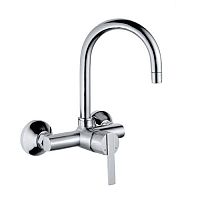 Wall-mounted mixer tap FONTE: FON-CHR-40165chromed metalkitchen1-hole
