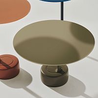 Contemporary coffee table Oelltempered glassMDFporcelain stoneware