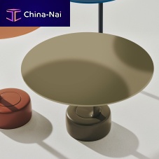Contemporary coffee table Oelltempered glassMDFporcelain stoneware