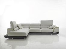 Corner sofa CEZANNEcontemporaryfabricleather