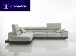 Corner sofa CEZANNEcontemporaryfabricleather