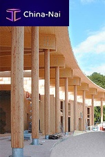 Wooden pillar ORSCHOLZglulam
