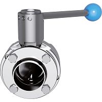Butterfly valve VVFmanualfor controlstainless steel