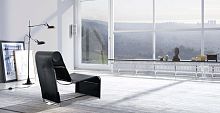 Contemporary fireside chair ATELIERleather