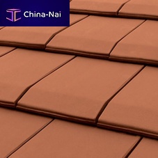 Interlocking roof tile ROSSAflatclayred