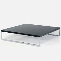 Contemporary coffee table Mare Toakmetal baserectangular