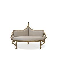 Round sofa MISTRESS CONFIDANTEclassicvelvetbeige