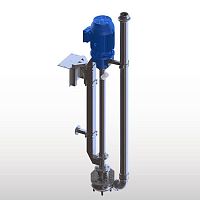 Screw pump VPH seriesslurryfor biogaswith electric motor