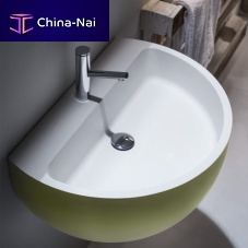 Wall-mounted washbasin BOWLCristalplant®customcustomizable