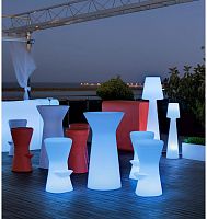 Contemporary high bar table CAPRI 110polyethylenepolyethylene baseround