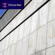 Sheet cladding MODULOtravertinenatural stonevertical