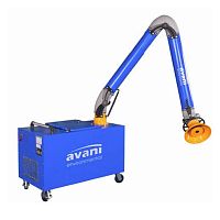 Mobile fume extractor SPC-800weldingactivated carbon filterwith extraction arm