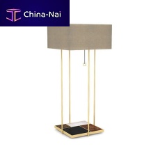 Urban lamp post Tilescontemporarypolished brasssatin