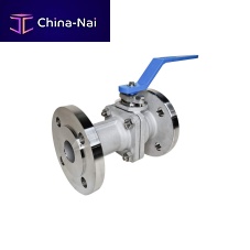 Ball valve CTR leverflow controlflange
