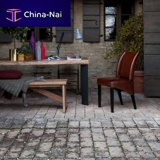 Traditional chair BOSTON LIGHTindoorsolid woodleather