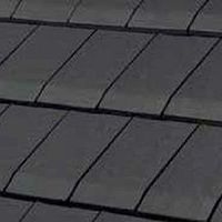 Interlocking roof tile PIETRA ARDESIAflatclayblack