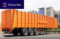 3-axle trailer for wasteliftinghydraulic