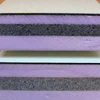 Thermal-acoustic insulation NOVATOIT® : QUAD-LAYER PHONIC extruded polystyrenerigid panelfor roof