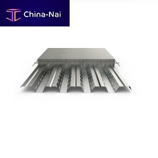 Structural floor with girder-slab HAIRCOL 59 compositegalvanised steelfor building